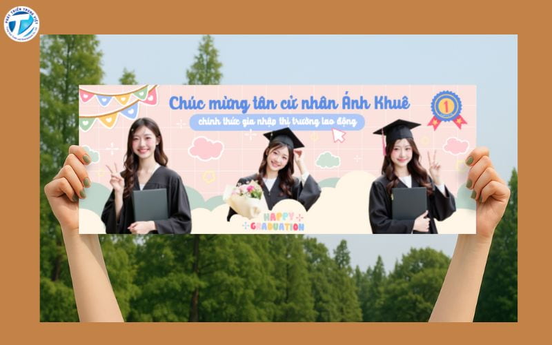 Banner cổ vũ cầm tay